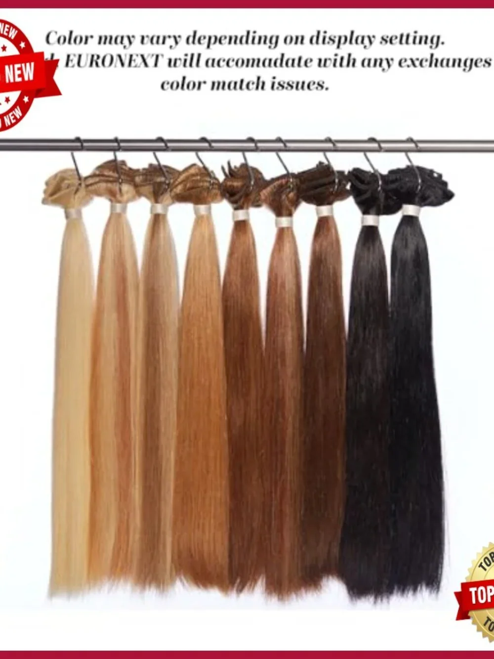 14 Inch Clip In Hair Extensions 100% Remy Human Hair Straight Curly